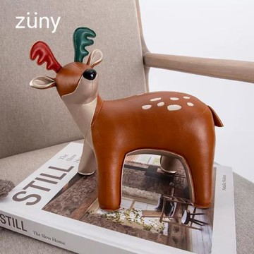 2023特別版zuny可愛動物擺件季節限定款圣誕節禮物小鹿巨嘴鳥
