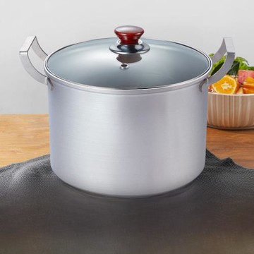 華炊鈦鍋純鈦雙耳湯鍋加厚鍋底熬湯鍋家用不粘煮粥鍋煤氣燃氣灶用