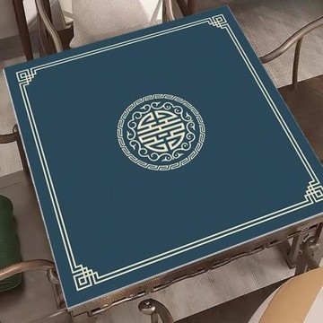 正方形四方桌布撲克專用墊子麻將桌桌布墊子加厚靜音手搓打牌桌墊