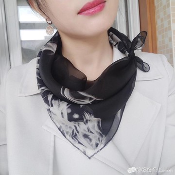 小方巾小方巾女絲巾時尚韓國春秋百搭韓系薄款新款紗巾復古裝飾真絲圍巾 99購物節