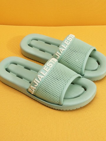 涼拖鞋女夏季新款室內家用靜音透氣情侶涼拖居家漏水底浴室拖鞋2