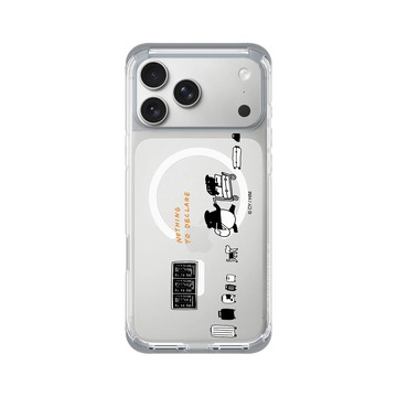 iPhone 17 Pro Max ClearX (MagSafe 兼容) 霜透灰 - 馬來貘 Laimo - Nothing to Declare