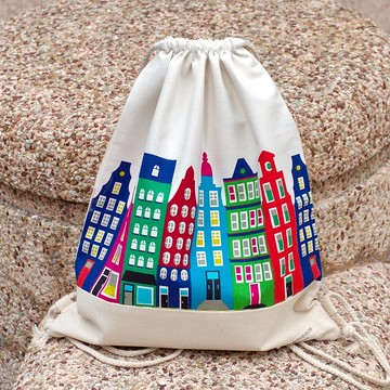 束口後背包/束繩包/束口袋 ~ 城市(B39) L1