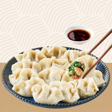 水餃/餛飩 [左營劉家] 鮮蝦韭菜水餃3包