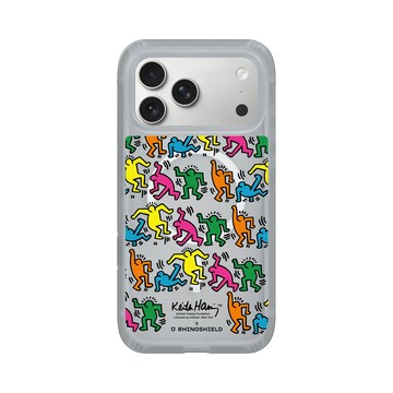 iPhone 17 Pro Max AirX 流變灰 - Keith Haring - 跳舞的人