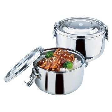 CLARE 可蕾爾 晶鑽316不鏽鋼防溢隔熱餐盒便當盒學生隔熱餐盒 12cm-Leidea樂德兒