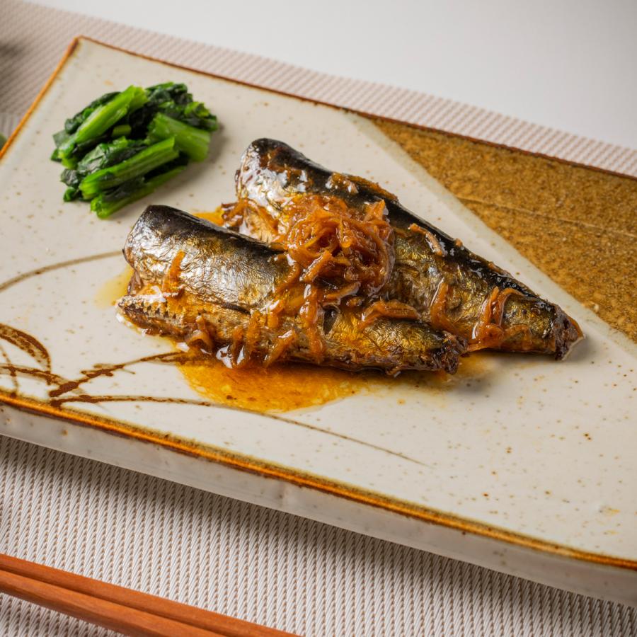 骨まで柔らかい青魚　煮魚5種セット　常温保存可能