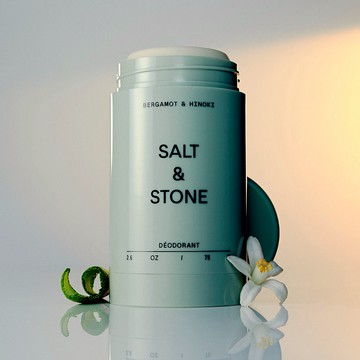 美國SALT&STONE 天然體香膏75g-檜木佛手柑(公司貨)