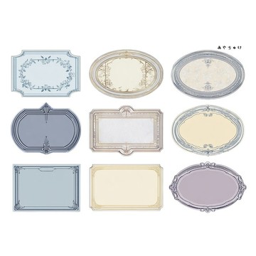 【9 月新品】20-147-0389 裁切紙 幻想復古浪漫喫茶