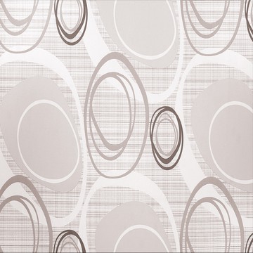 義大利裁剪桌巾 GBW1769-01灰色圓圈 寬140cm