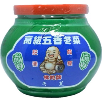 (低消$150出貨) 佛陀牌 五香冬菜200g