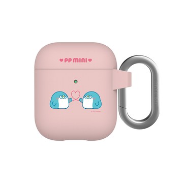【插畫家聯名】PP mini愛心紅線強悍防摔AirPods保護套