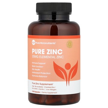 Pure Micronutrients, Pure Zinc, 25 mg, 120 Capsules
