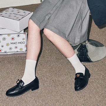 PRE-ORDER 韓國人手製 MACMOC Amos 樂褔鞋 BLACK