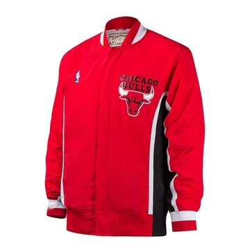 M&N NBA復古熱身外套 公牛隊-AWJKGS18054CBUSCAR92