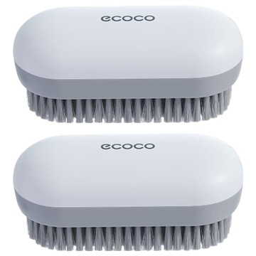 ecoco 意可可 清潔刷 短柄  2支  白色