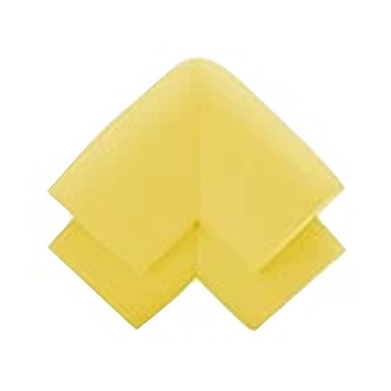 L型加厚安全防撞角 附雙面膠條 黃色 30入  6 x 3.5 x 1.2cm  1組