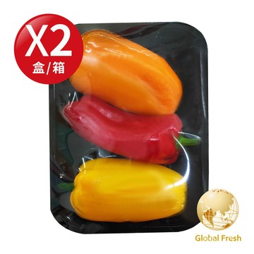 盛花園蔬果 預購  南投迷你水果彩椒200g x2盒(可生食_做沙拉)