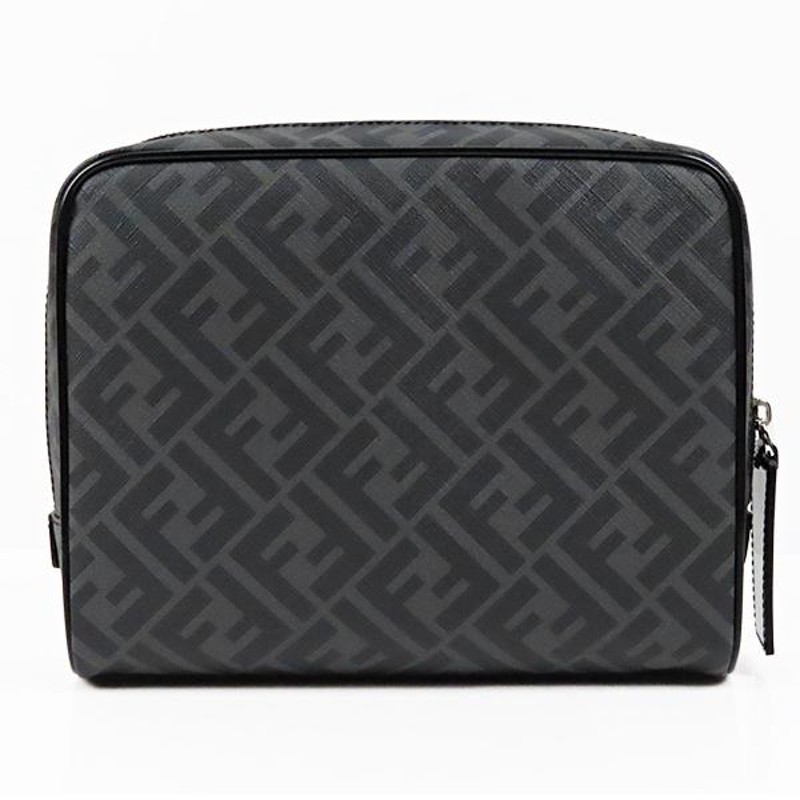 FENDI フェンディ CLUTCH BAG 7N0116 AGLR F0GXN NERO クラッチバッグ ...