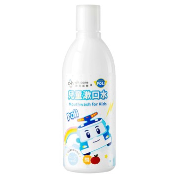 oh care 歐克威爾 Poli波力 兒童漱口水  1瓶  350ml