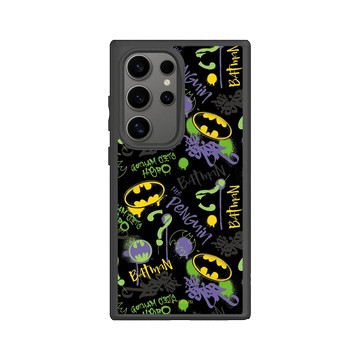 Galaxy S24 Ultra SolidSuit 黑 - Batman 蝙蝠俠 - 超級惡棍和蝙蝠俠Logo貼紙款