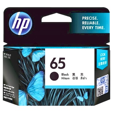 HP 惠普 65 原廠墨水匣 色彩鮮豔持久 圖片品質卓越  黑色  1個