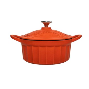 現貨啞光搪瓷荷蘭鍋 鑄鐵琺瑯鍋湯鍋 圓形23cm燜燒鍋廠家直銷