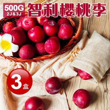 【築地一番鮮】智利｜櫻桃李西瓜李｜3盒｜500g