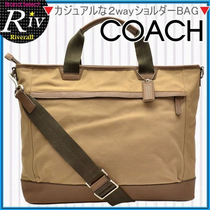 全品5 還元 時 コーチcoachバッグ メンズ トート Coachコーチ 2way 斜めがけ ショルダーバッグ F708 通販 Lineポイント最大0 5 Get Lineショッピング