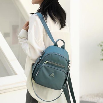 2025新款雙肩包女牛津布韓版百搭尼龍書包帆布女士時尚迷你小背包