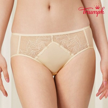 黛安芬-完美天堂水感動系列 中腰平口內褲M-EL 柔白