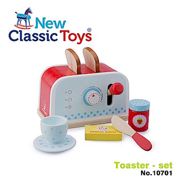 荷蘭New Classic Toys 木製家家酒麵包機 - 10701