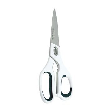 SADOMAIN 仙德曼 鈦合金廚房剪刀  刃長9 x 柄寬8cm 全長21.5cm  白色  1個
