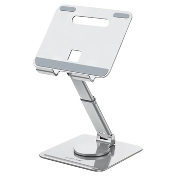 NAUGHTY GHOST 頑皮鬼 Helios 360度旋轉升降多功能IPAD支架  皓月銀  1個