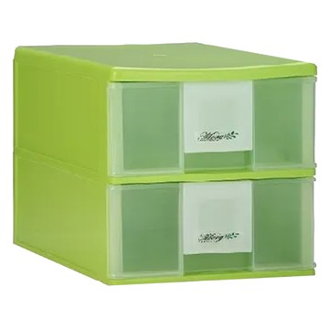MORY 茂盛 U003 收納櫃 41x27x26公分  綠色  2層