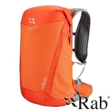 【RAB 英國】Aeon Ultra 28L輕量野跑背包『爆竹橘』QAP-22 戶外 登山 露營 戶外 旅行 旅遊 自助旅行