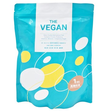 THE VEGAN 樂維根 植物性優蛋白 黑糖奶茶  1kg  1包