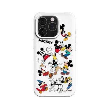 iPhone 16 Pro SolidX 白 - 迪士尼-米奇 Mickey - Sticker-各種米奇
