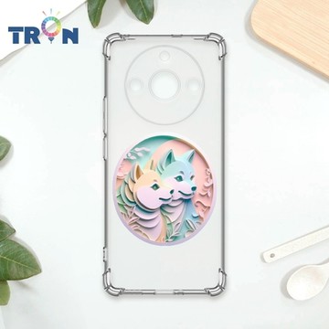 TRON REALME 11 PRO+ 可愛紙雕柴犬 四角防摔 軟殼 手機殼