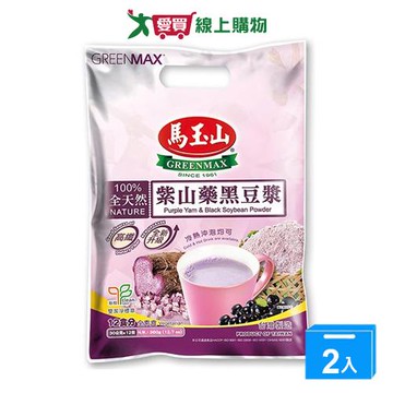 馬玉山紫山藥黑豆漿30G*12【兩入組】【愛買】