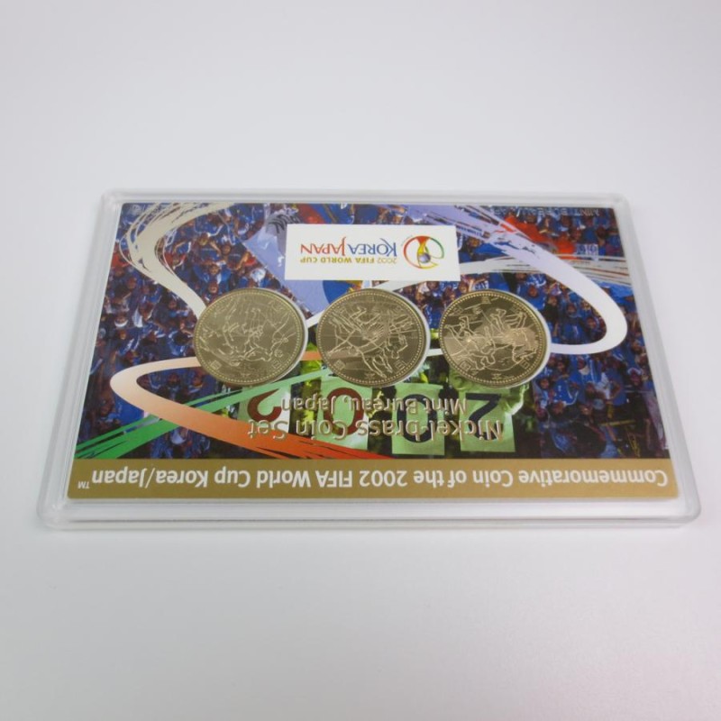 ２００２FIFA ワールドカップ５００円ニッケル黄銅貨幣セット | LINEショッピング