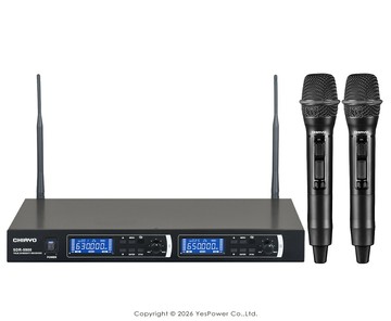 SDR-5900 IrDA CHIAYO UHF 19吋雙頻道雙向對頻雙調諧自動選訊接收機