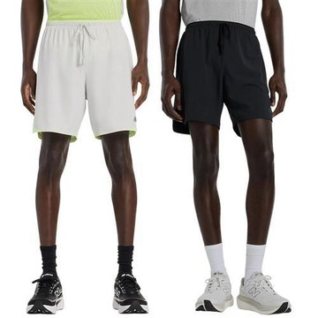 New Balance 排汗短褲 男裝 7吋 灰/黑 MB61C99EGYM/MB61C99EBK