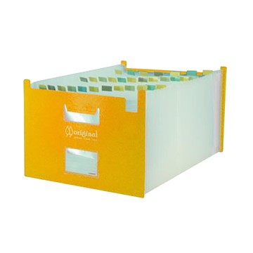 DATABANK 31層站立風琴夾/OT-A431/黃