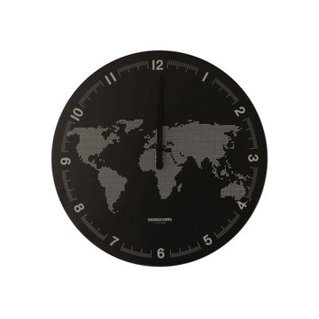 【現貨】LOVEL 30cm網點地圖靜音時鐘-科技白(MB300W)