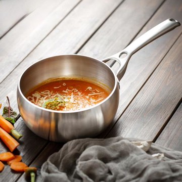 好材料無涂層 德國戴德18/10不銹鋼奶鍋嬰兒寶寶輔食鍋小湯鍋煮粥