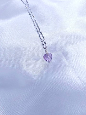 心忱-愛心 紫水晶 項鍊