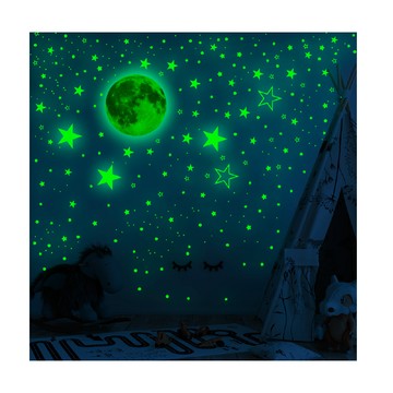 AHOYE 1049片星空夜光貼紙 螢光貼紙 反光貼紙 夜光壁貼