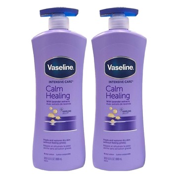 Vaseline 凡士林 舒緩修護乳液  600ml  2瓶