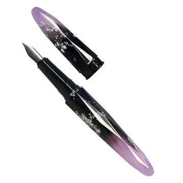 俄羅斯手工製作 BENU PEN 貝妞筆 | Luminous Orchid 夜光紫 鋼筆 鋼筆M尖